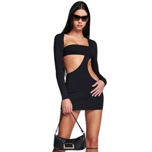 I.AM.GIA Lara Long Sleeve Cutout Dress, Size XS